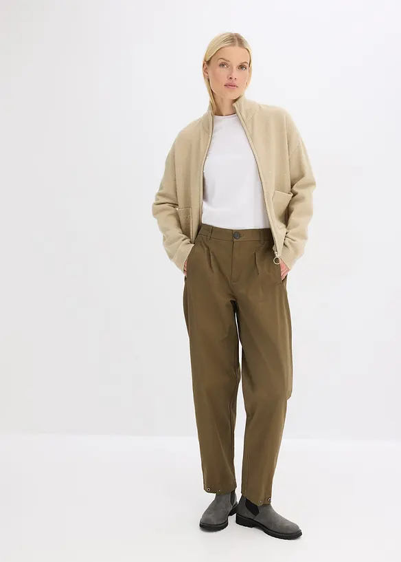 Pantaloni barrel, bonprix