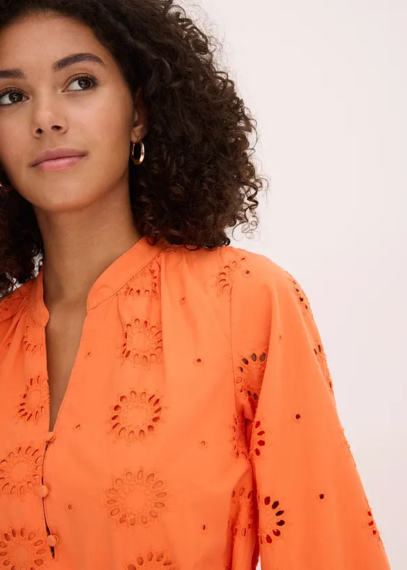 Abito chemisier in puro cotone biologico, bonprix