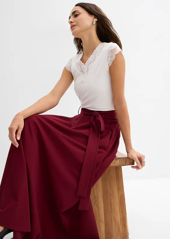 Gonna lunga in misto viscosa, bonprix