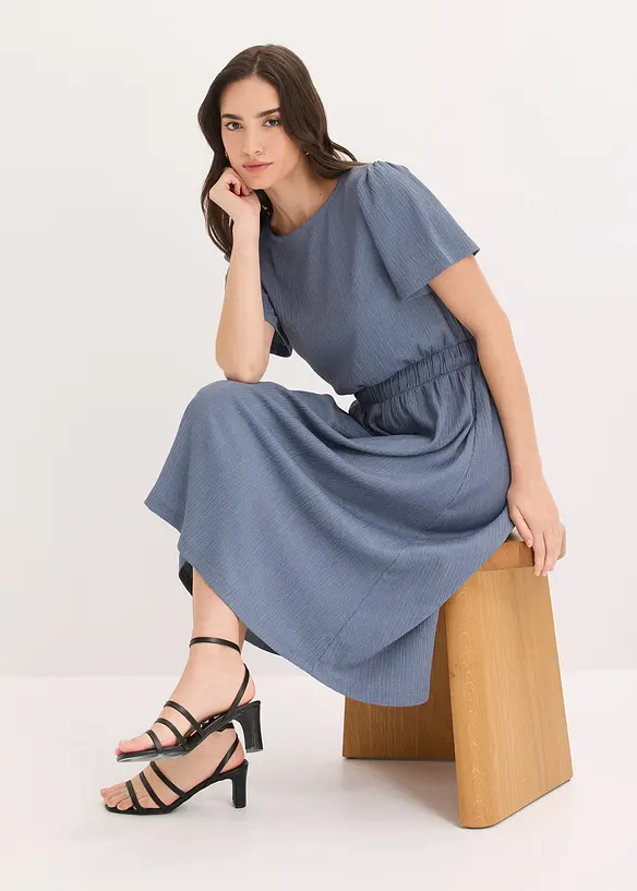 Abito svasato di jersey, bonprix