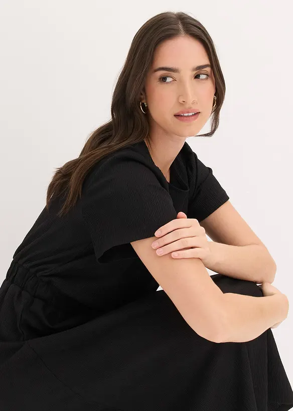 Abito svasato di jersey, bonprix