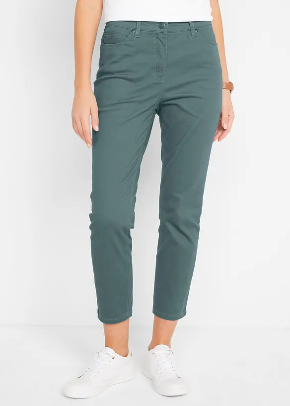 Pantaloni cropped a vita alta, bonprix