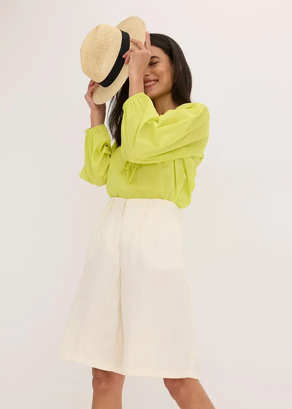 Bermuda in morbido misto viscosa, bonprix