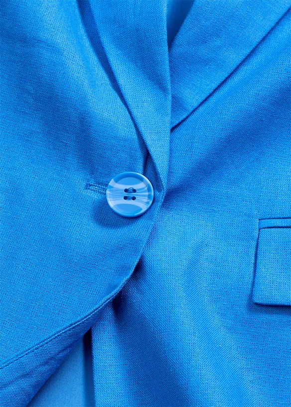 Blazer in misto lino, bonprix