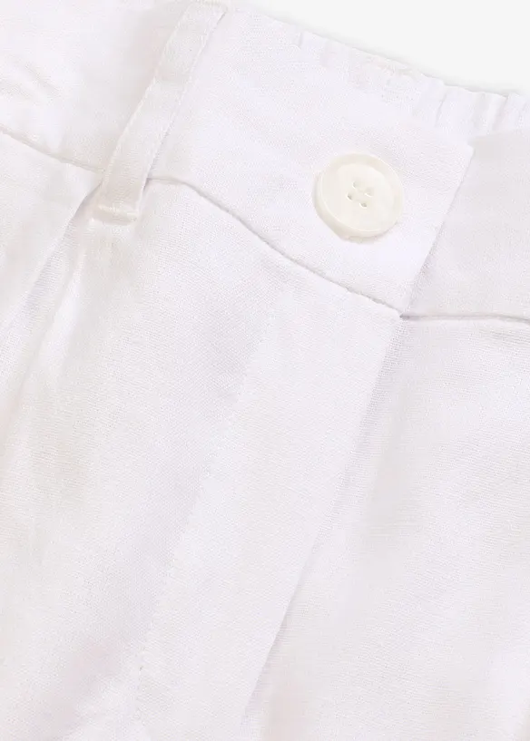 Bermuda in misto lino, bonprix