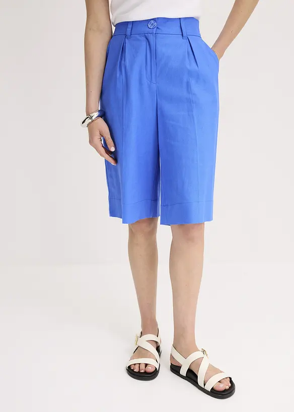 Bermuda in misto lino, bonprix