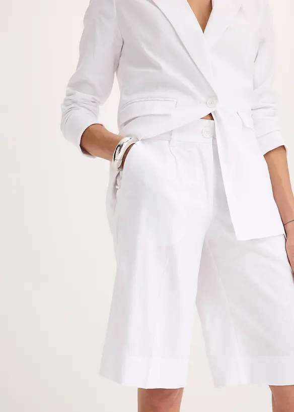 Bermuda in misto lino, bonprix