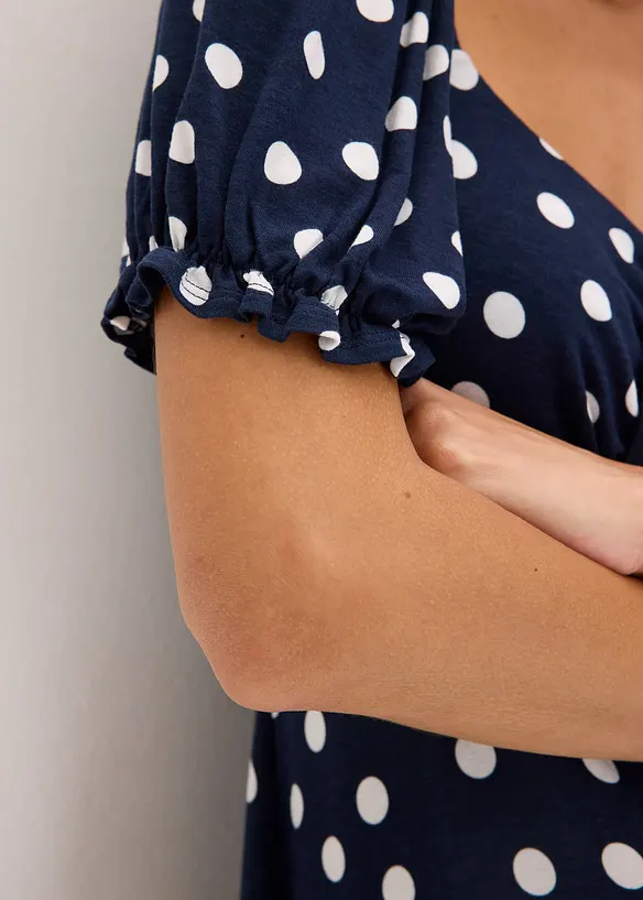 Abito midi in misto viscosa, bonprix