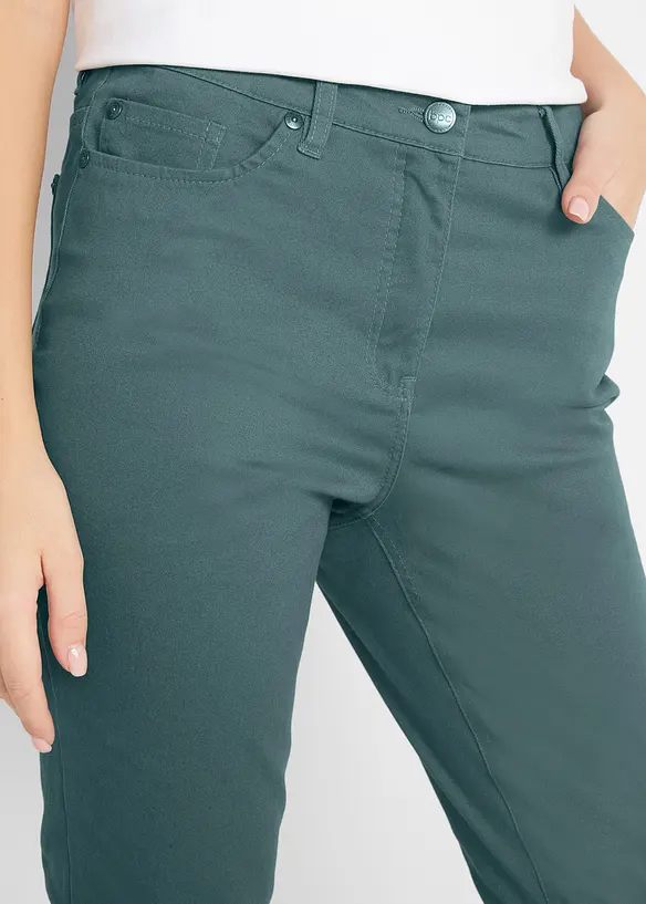 Pantaloni cropped a vita alta, bonprix