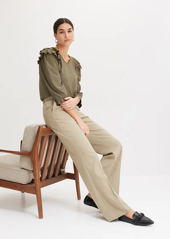 Pantaloni con vita comoda, bonprix