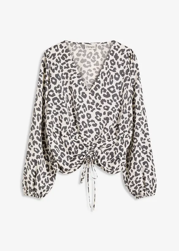 Blusa con arricciatura, bonprix