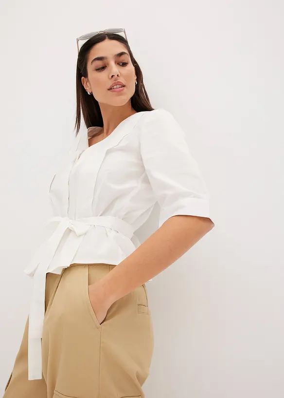 Blusa in puro cotone, bonprix