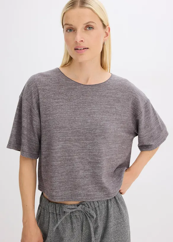 T-shirt boxy cropped, bonprix