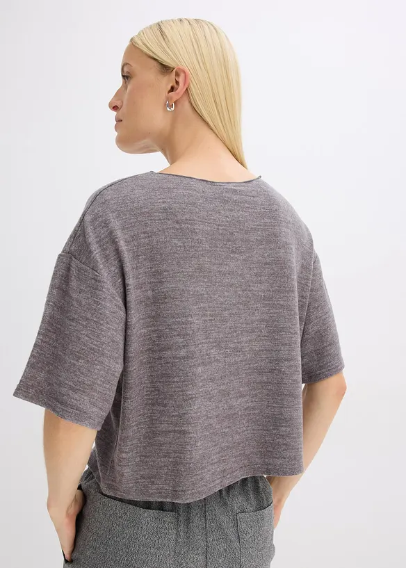 T-shirt boxy cropped, bonprix