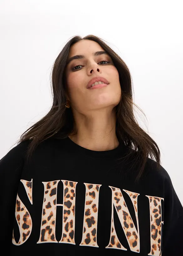 T-shirt cropped in puro cotone biologico, bonprix