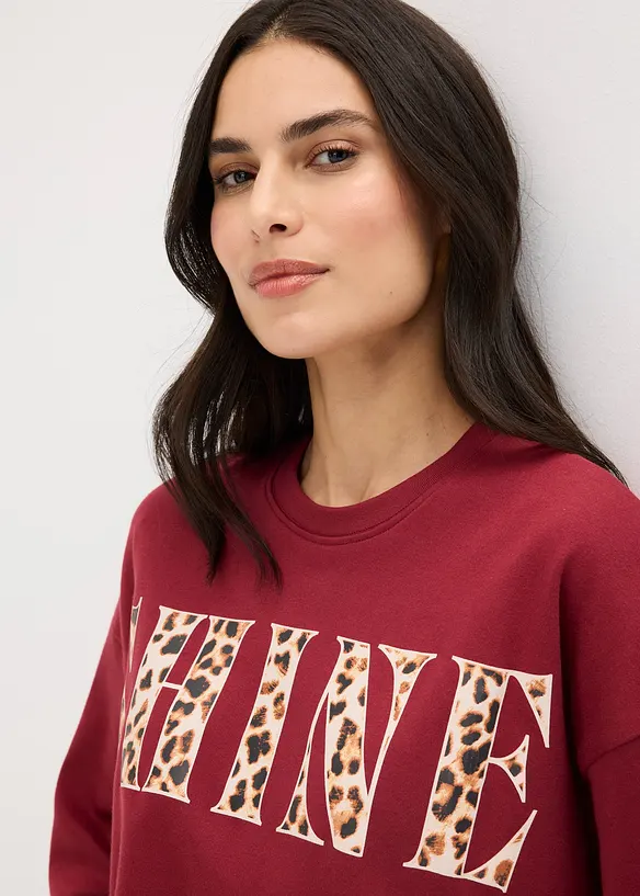 T-shirt cropped in puro cotone biologico, bonprix