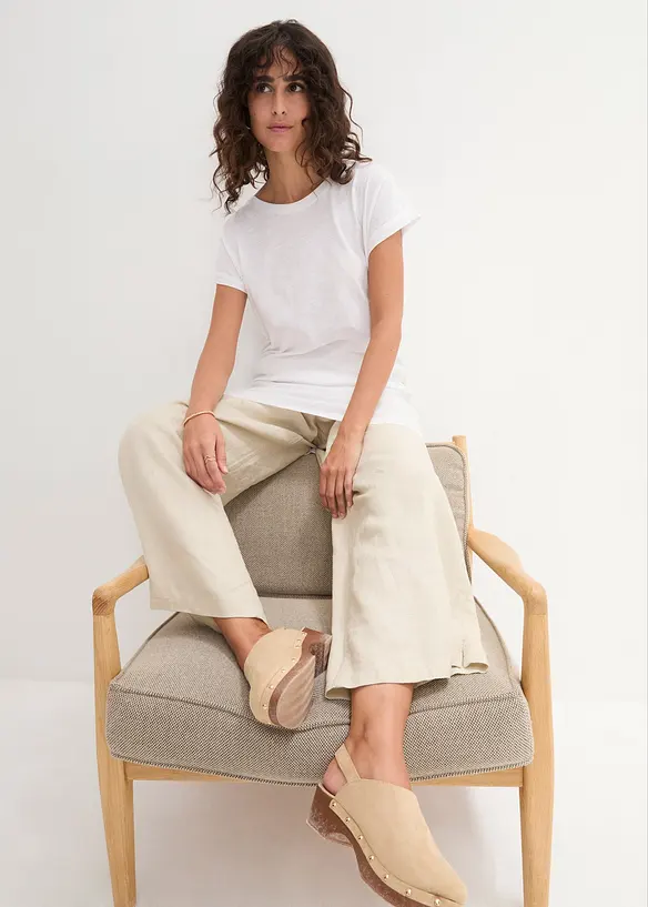 T-shirt lunga in puro cotone, bonprix