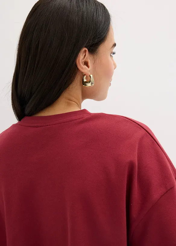 T-shirt cropped in puro cotone biologico, bonprix