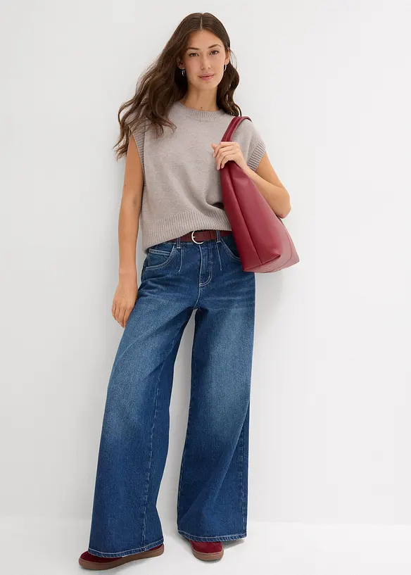 Gilet in maglia oversize, bonprix