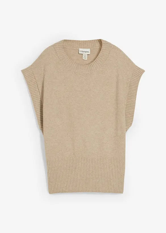 Gilet in maglia oversize, bonprix