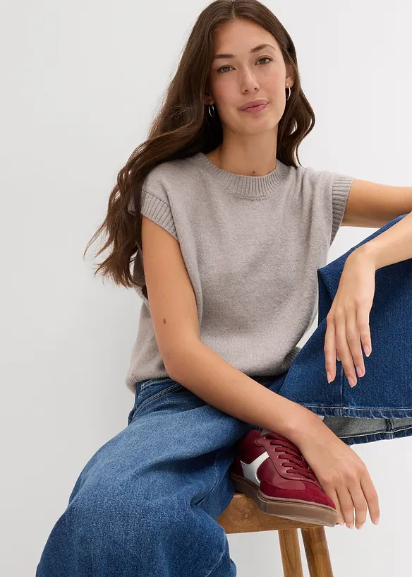 Gilet in maglia oversize, bonprix