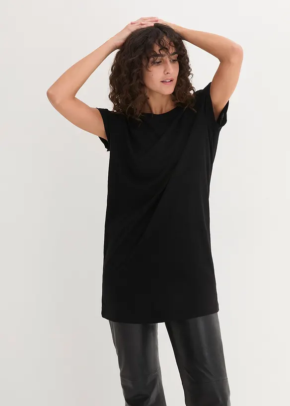 T-shirt lunga in puro cotone, bonprix