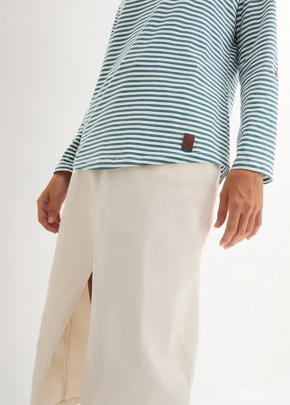 Maglia a maniche lunghe in puro cotone, bonprix