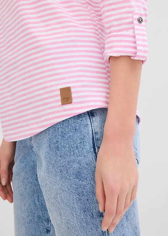 Maglia a maniche lunghe in puro cotone, bonprix