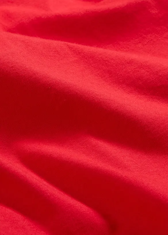 Maglia lunga con scollo rotondo e maniche lunghe  (pacco da 5), bonprix