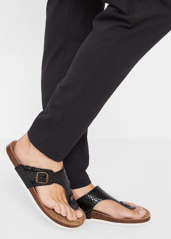 Pantaloni in jersey di misto cotone, bonprix