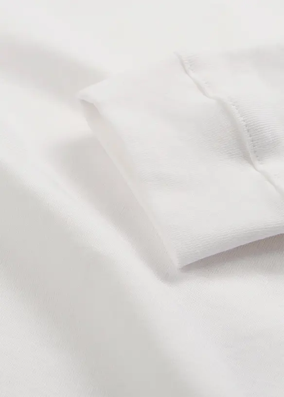 Maglia a maniche lunghe in puro cotone biologico, bonprix