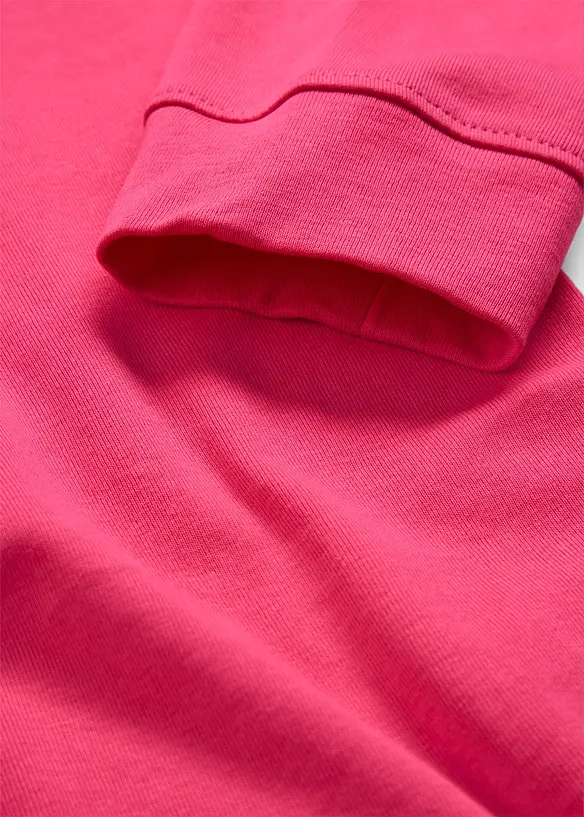 Maglia a maniche lunghe in puro cotone biologico, bonprix