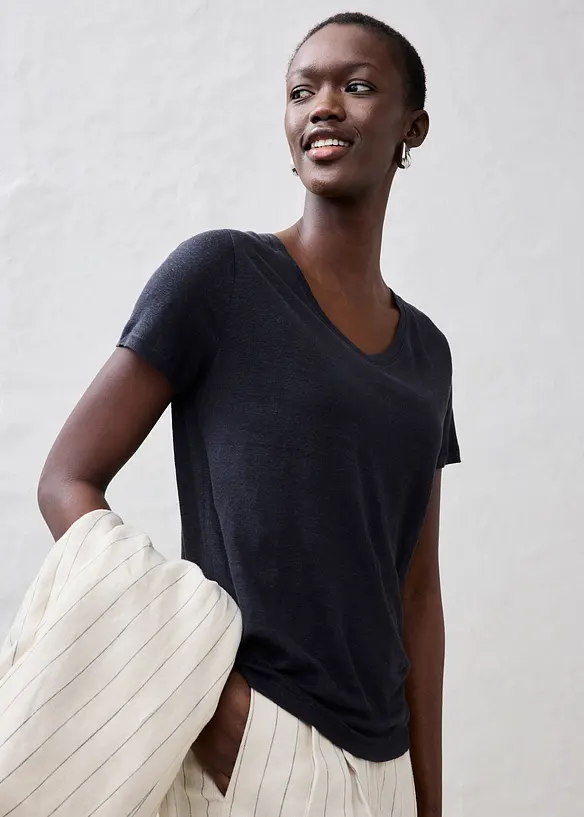 Maglia in puro lino, bonprix