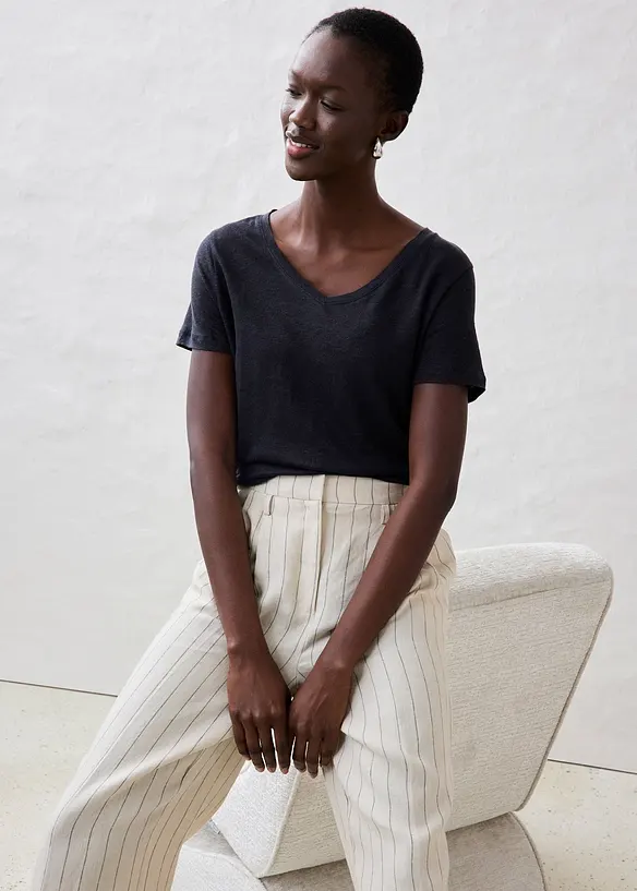 Maglia in puro lino, bonprix