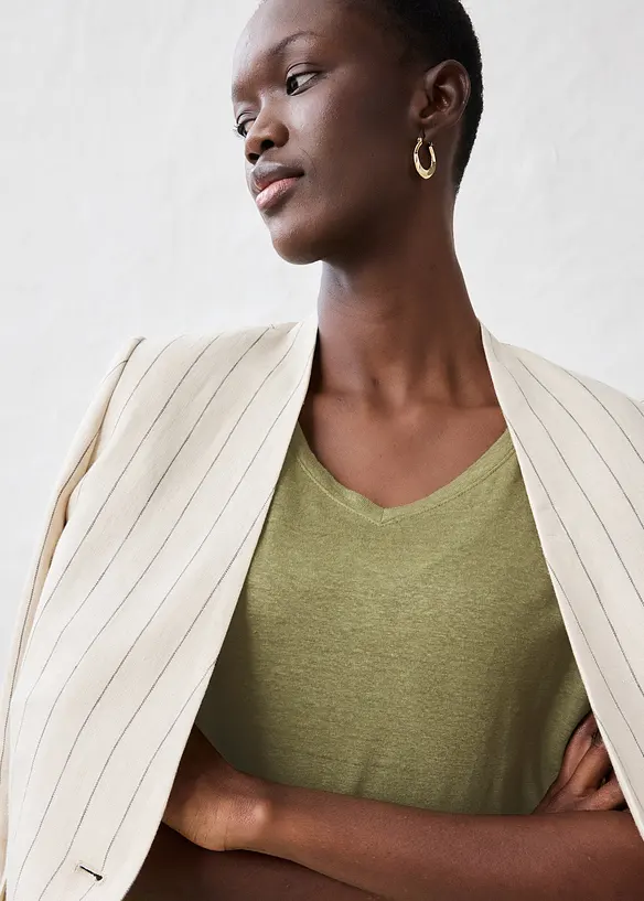 Maglia in puro lino, bonprix