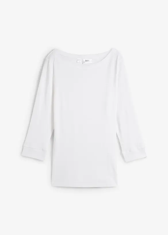 Maglia a maniche lunghe in puro cotone biologico, bonprix