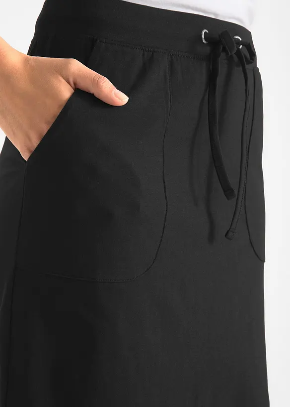 Gonna elasticizzata in cotone biologico, bonprix