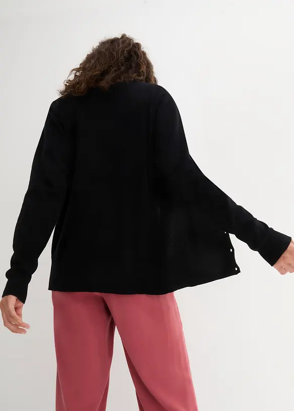 Cardigan in filato fine con bottoni, bonprix