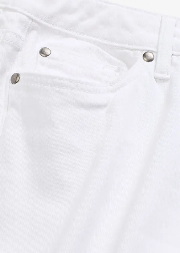 Pantaloni culotte in misto cotone elasticizzato, bonprix