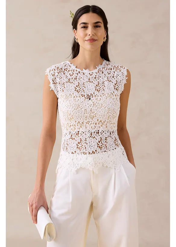 Top in pizzo, bonprix