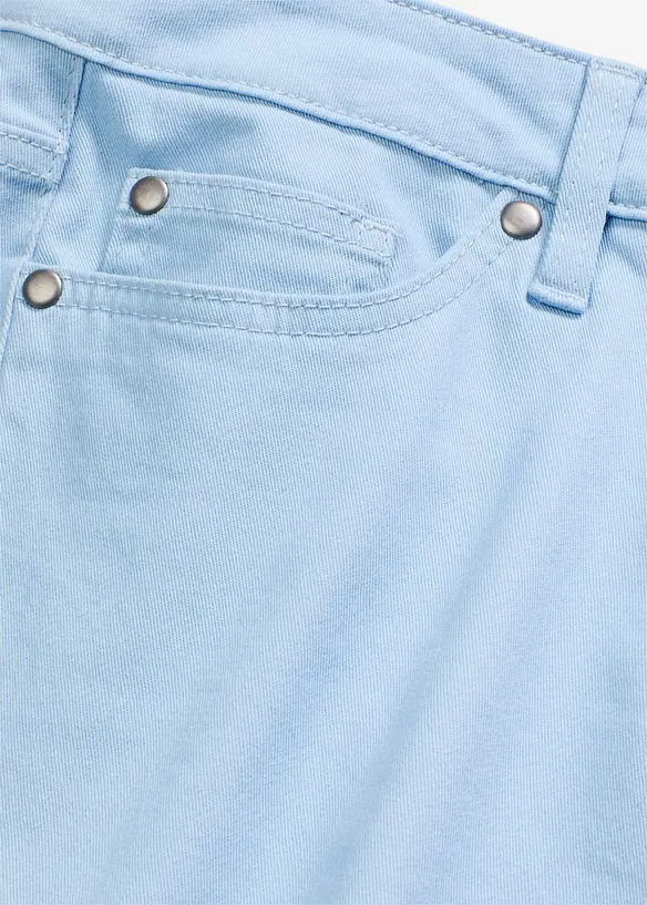 Pantaloni culotte in misto cotone elasticizzato, bonprix