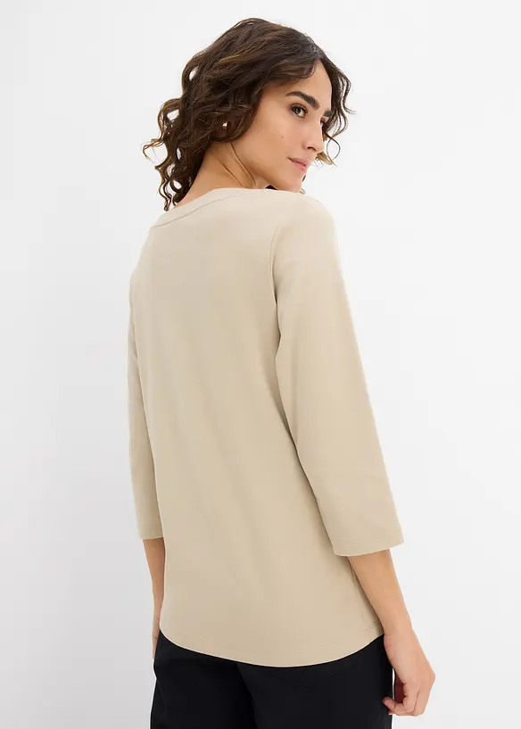 Maglia in puro cotone biologico pesante, bonprix