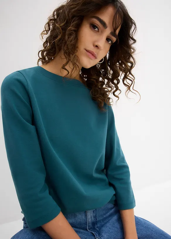 Maglia in puro cotone biologico pesante, bonprix