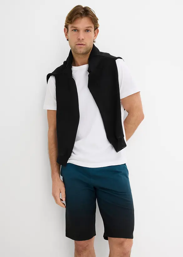 Bermuda in felpa con colori sfumati, bonprix