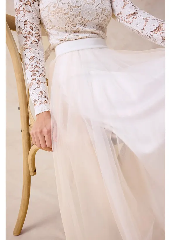 Gonna lunga in tulle delicato, bonprix