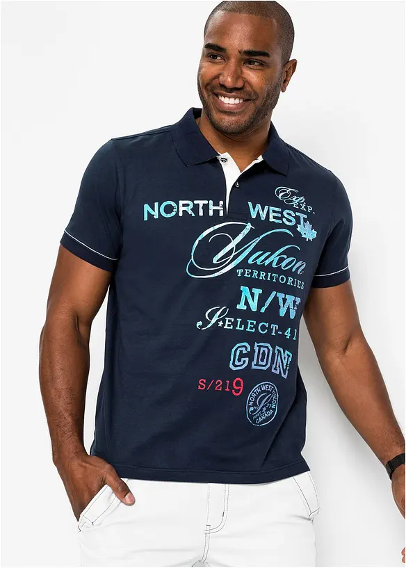 Polo in jersey a maniche corte, bonprix