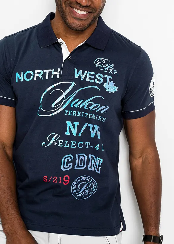 Polo in jersey a maniche corte, bonprix