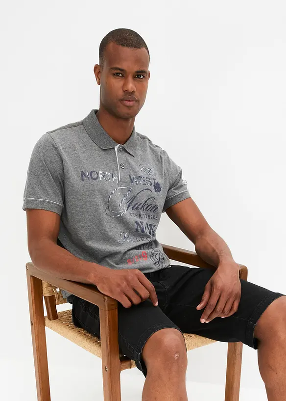 Polo in jersey a maniche corte, bonprix