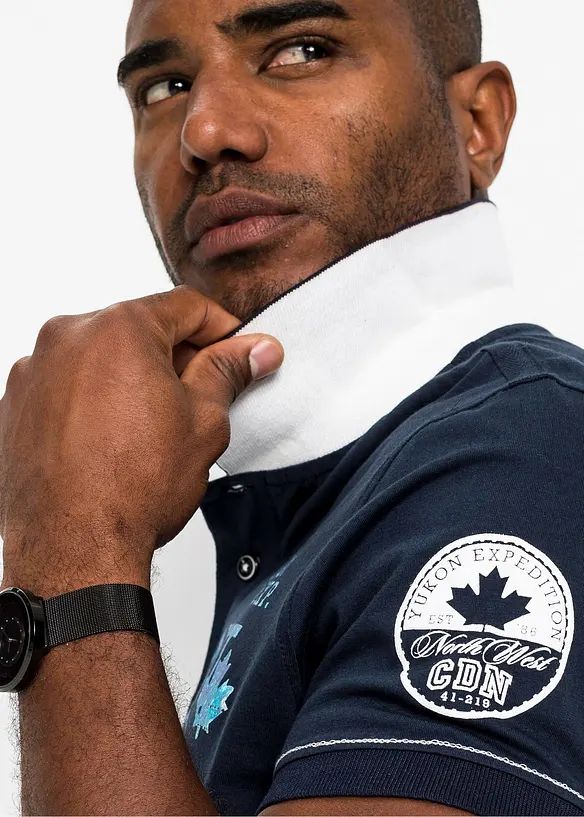 Polo in jersey a maniche corte, bonprix