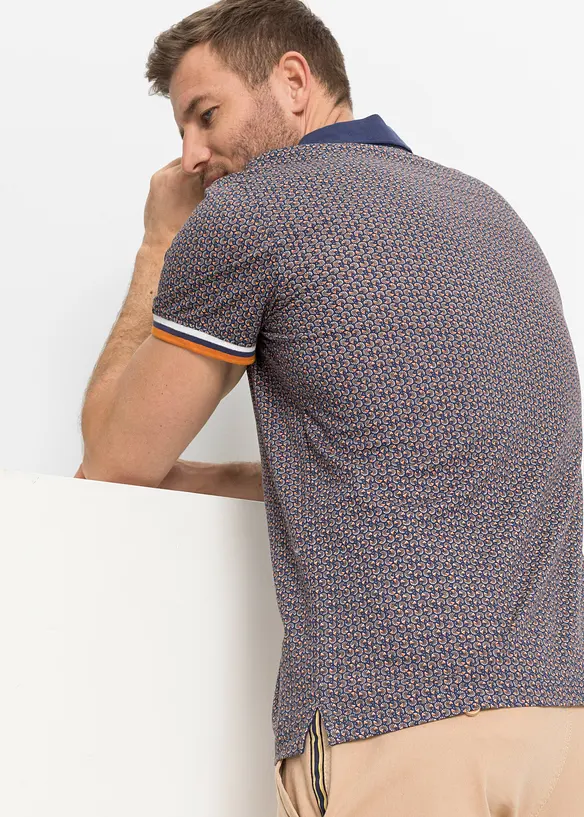 Polo in jersey di puro cotone biologico a maniche corte, bonprix